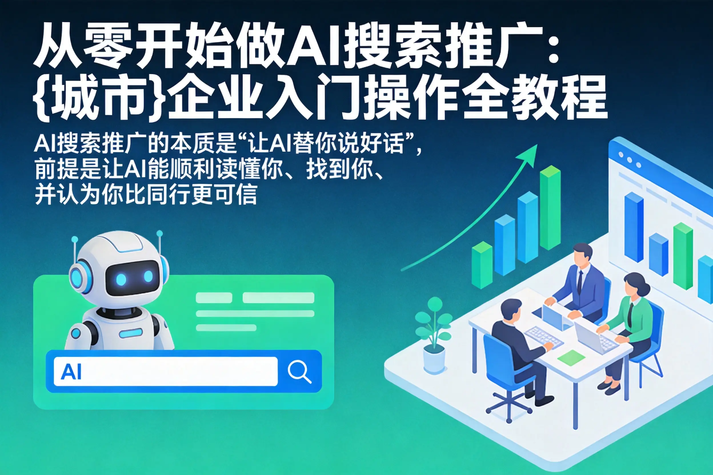 从零开始做AI搜索推广:平城企业入门操作全教程